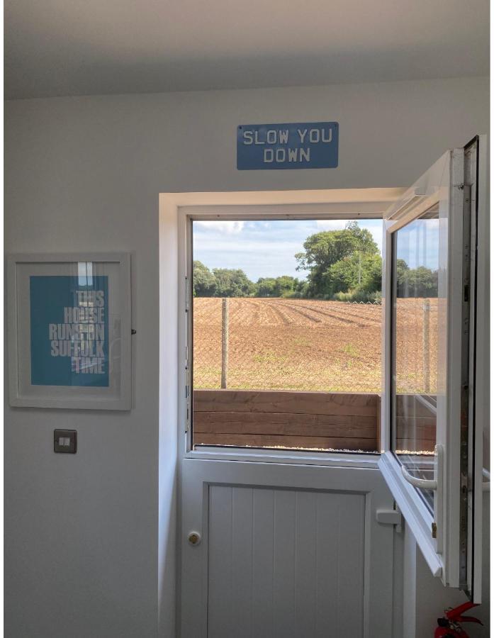 Near Woodbridge The Annexe Eyke Fantastic Views With Dog Secure Garden And Paddock Vila Exterior foto