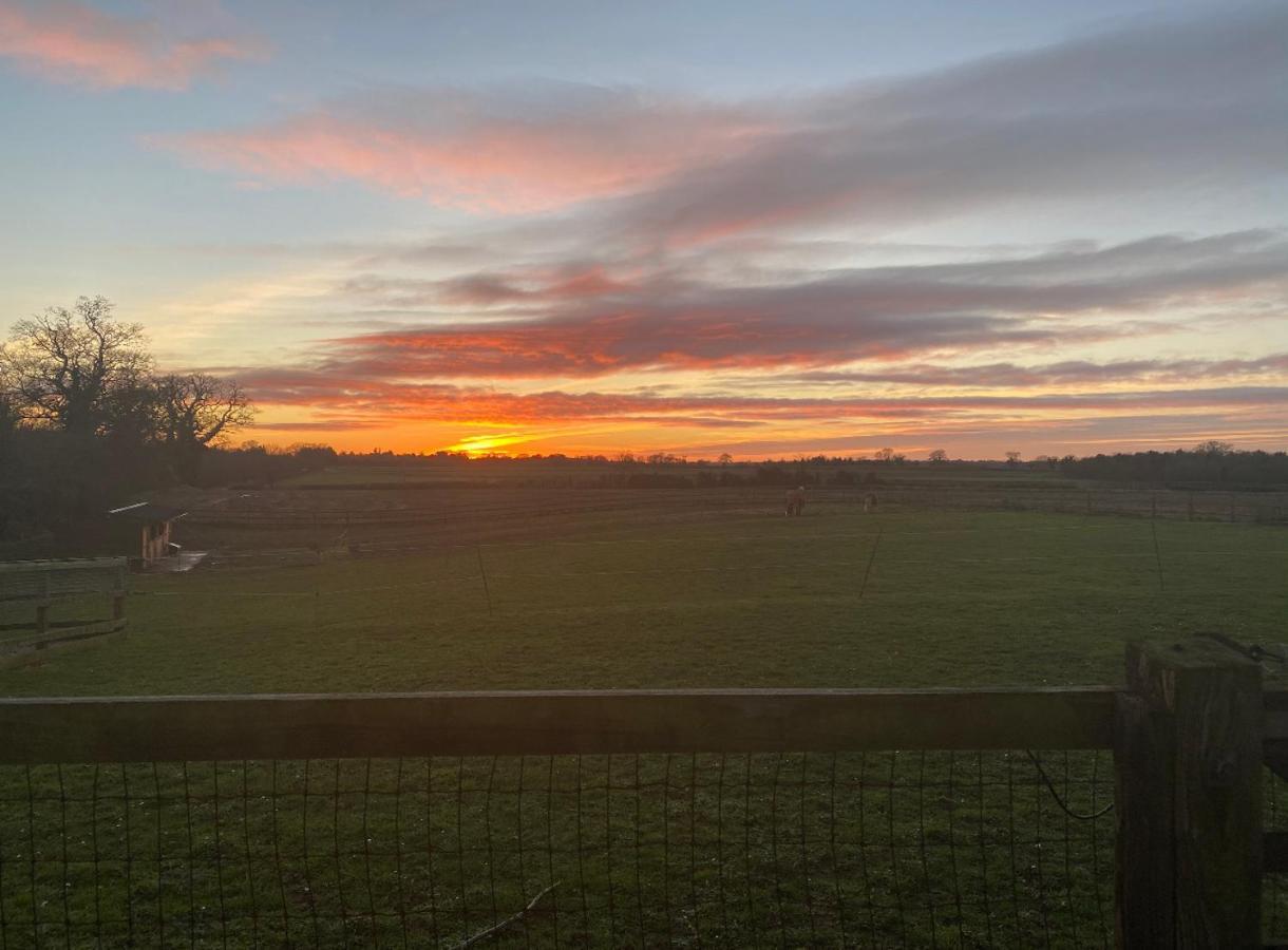 Near Woodbridge The Annexe Eyke Fantastic Views With Dog Secure Garden And Paddock Vila Exterior foto